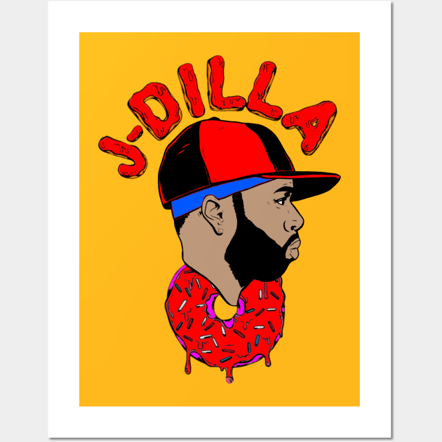 J dilla t-shirt Wall Art by Great wallpaper 